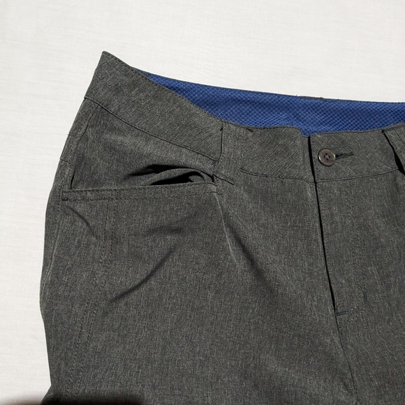 Wind river cargo pants womens gray 8x32 zipper and button front closure pockets - Picture 7 of 11